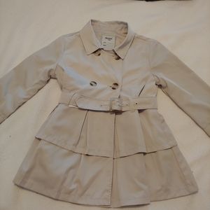 Mayoral lined trench coat size 4